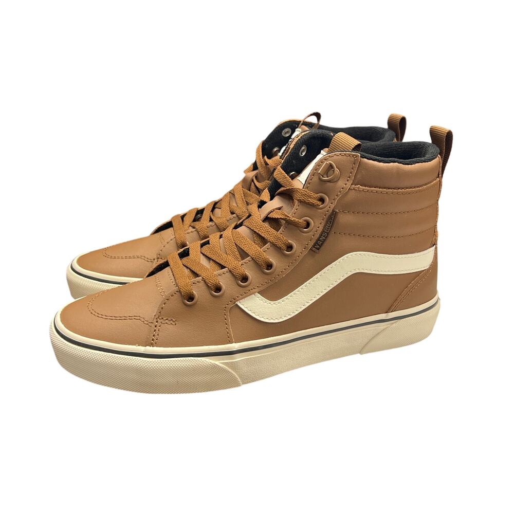 Vans Men's Filmore Hi Vansguard Skate Shoes Brown & Marshmallow Size 8 New